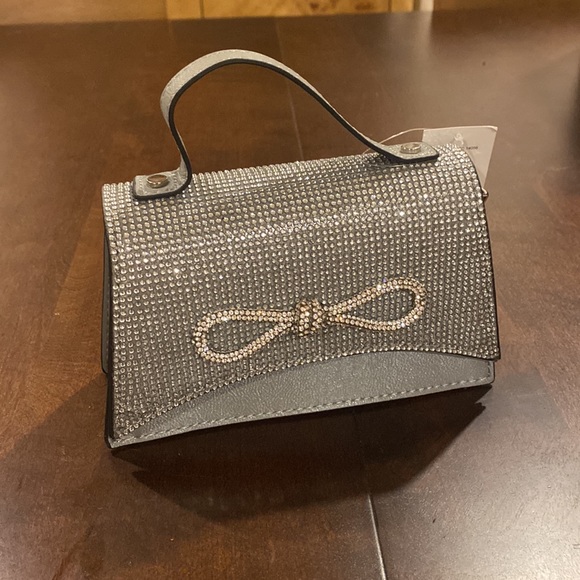Aldo Rhinestone Papionne Top-handle Bag - Picture 3 of 7